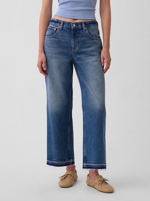 Image number 2 showing, Low Slung Relaxed Crop Jeans