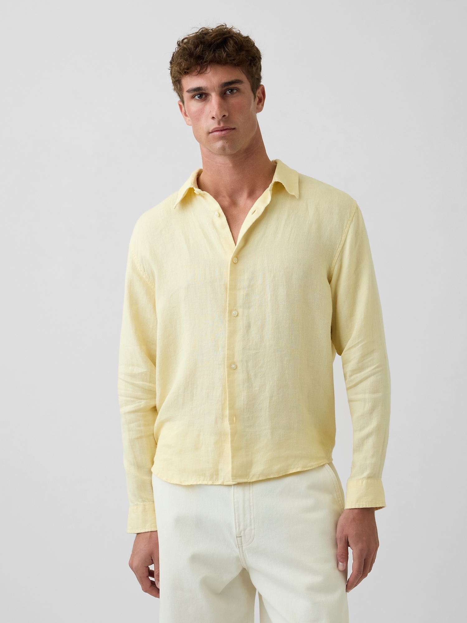 100% Linen Relaxed Shirt