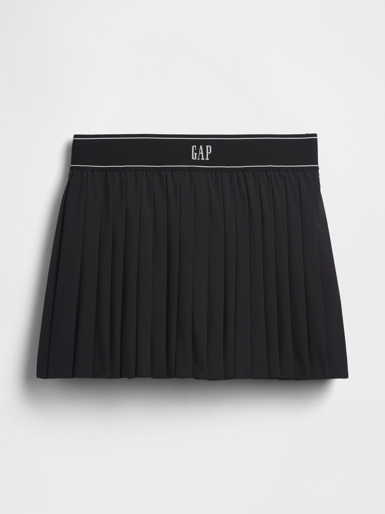 Женская юбка-шорты Gap GapFit Tech Pleated Exercise Skort, цвет: Чёрный — фото 5