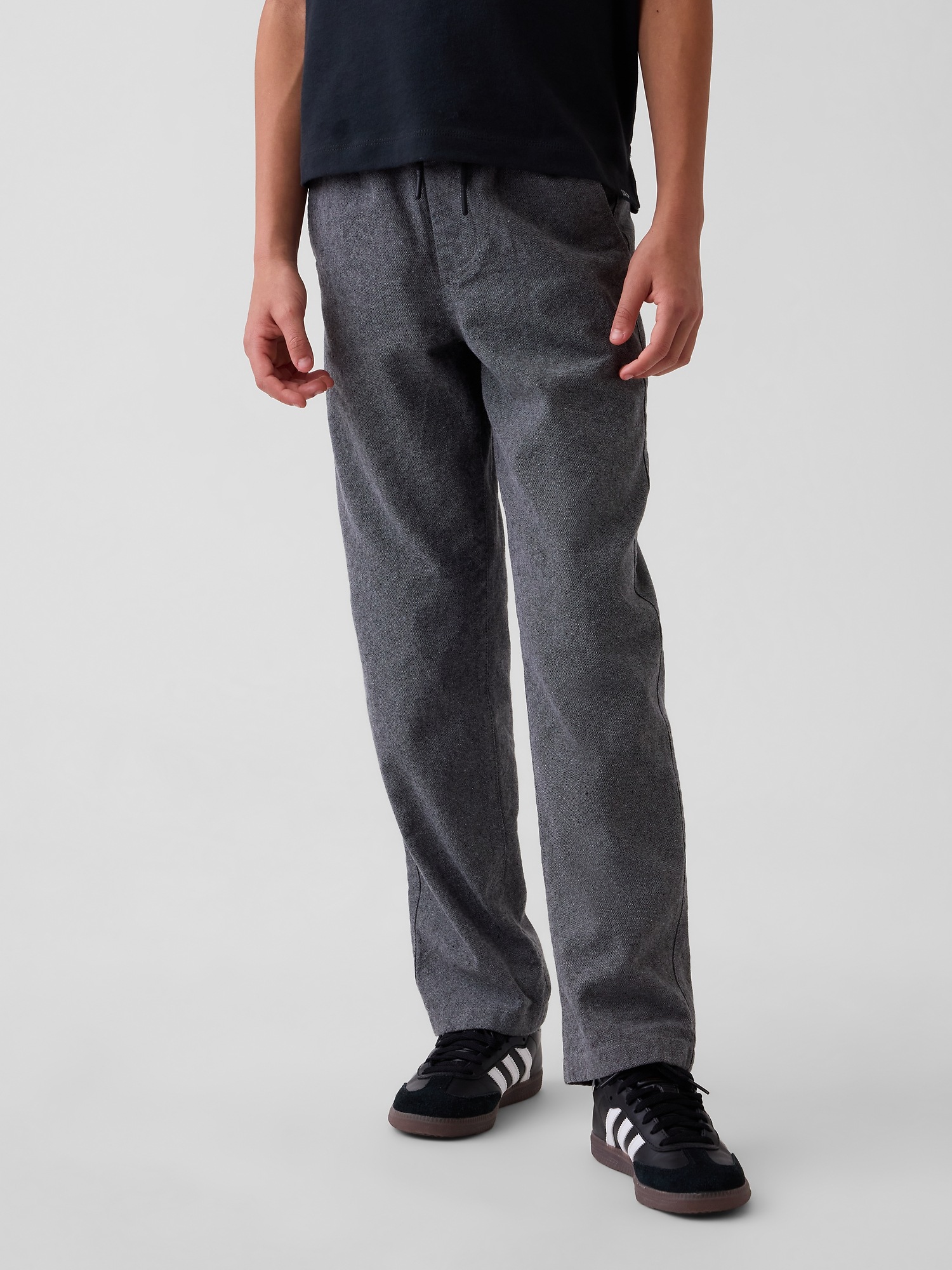 Детские брюки Gap Kids Linen-Cotton Relaxed Easy Pants — фото 3