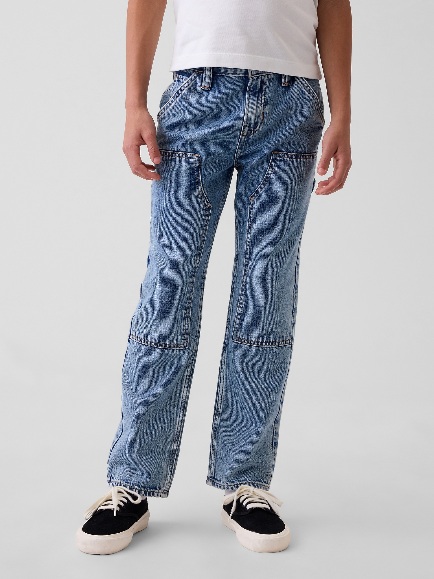 Детские джинсы Gap Kids Double-Knee Carpenter Jeans — фото 3