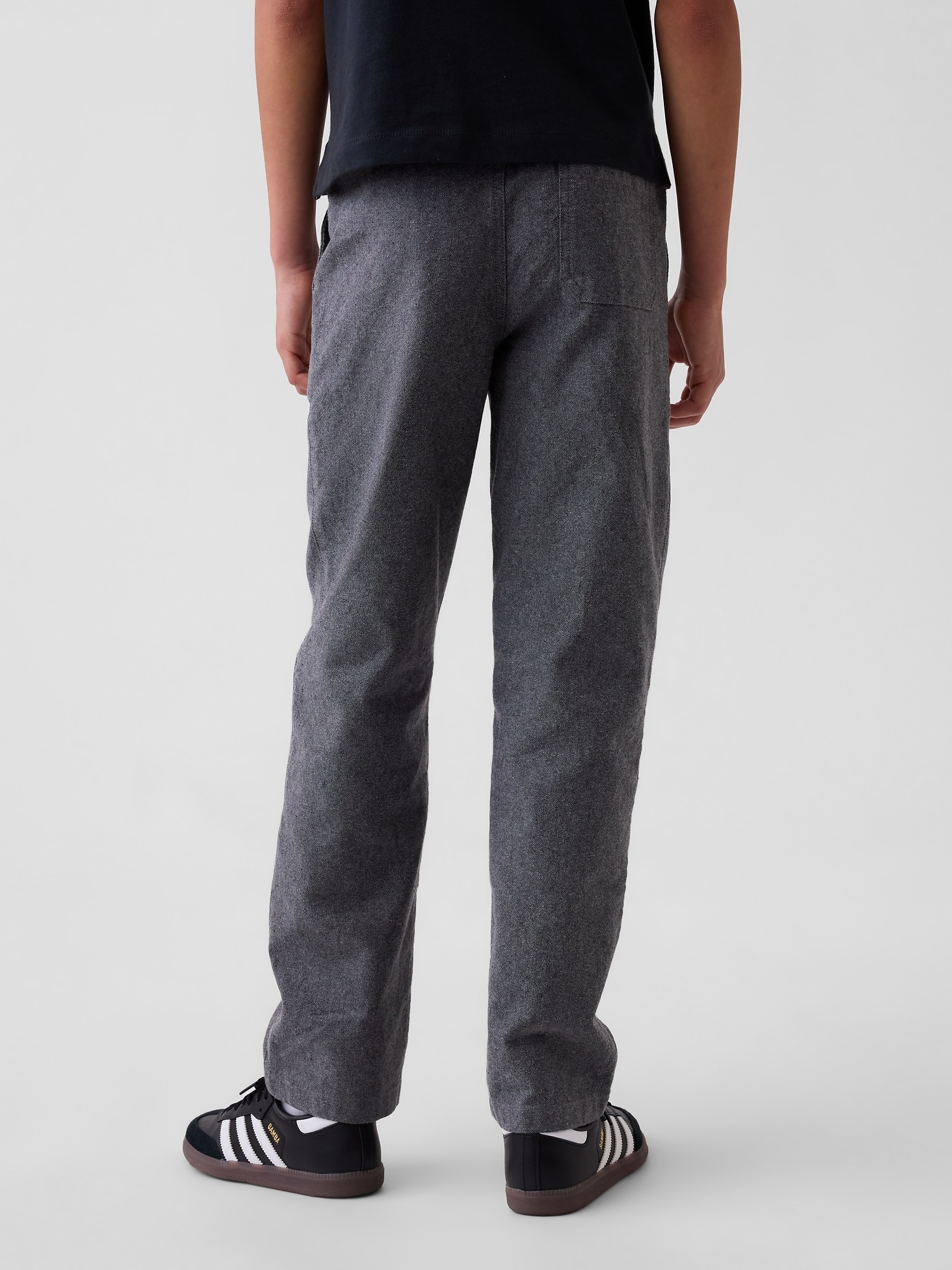 Детские брюки Gap Kids Linen-Cotton Relaxed Easy Pants — фото 4