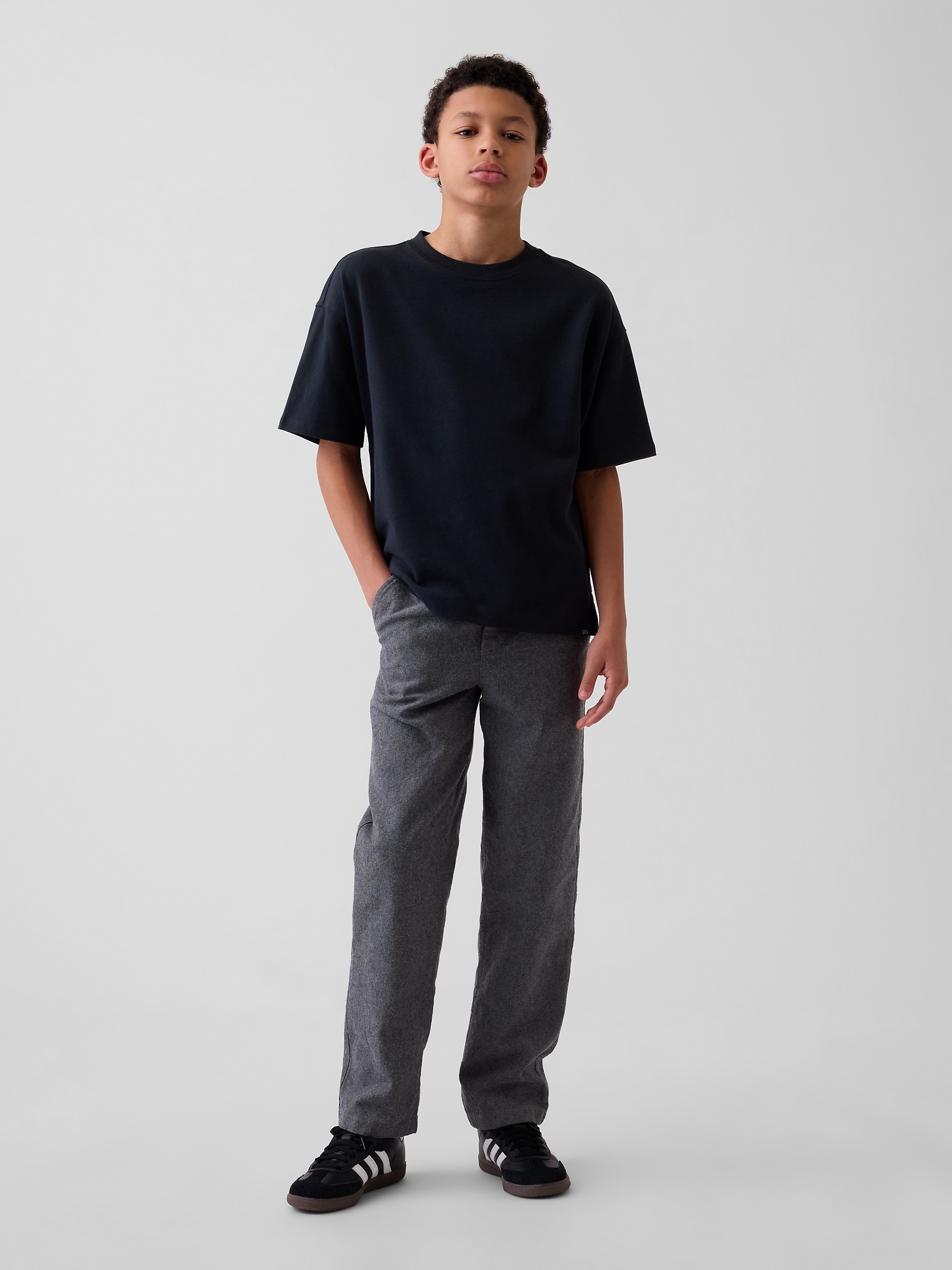 Kids Linen-Cotton Relaxed Easy Pants