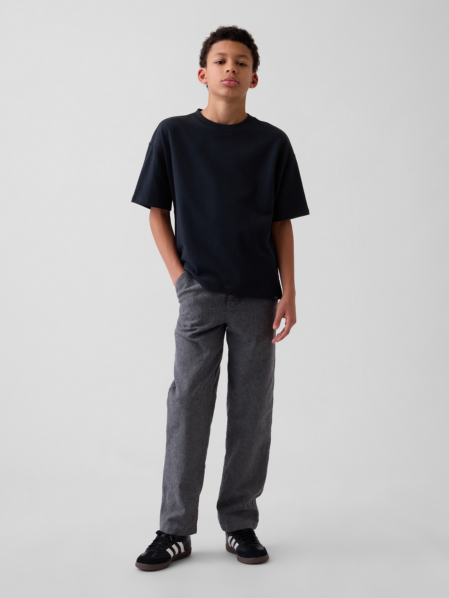 Детские брюки Gap Kids Linen-Cotton Relaxed Easy Pants