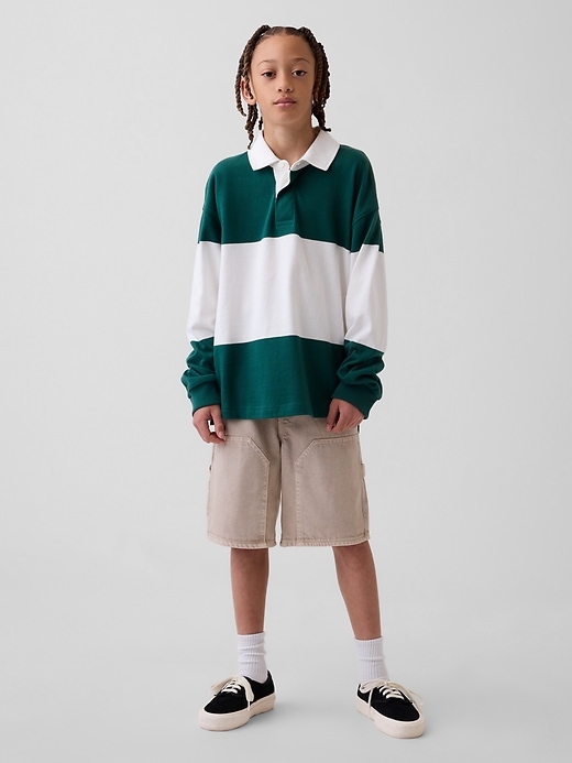 Image number 1 showing, Kids '90s Loose Easy Denim Carpenter Shorts