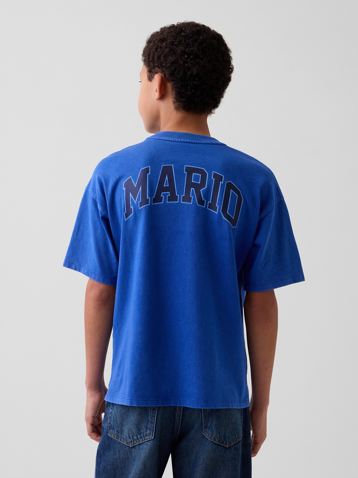 Детские футболки Gap Kids Super Mario Relaxed Graphic T-Shirt — фото 3