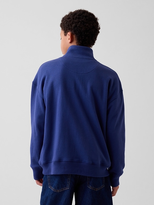 Image number 3 showing, Kids VintageSoft Terry Relaxed Half-Zip Pullover