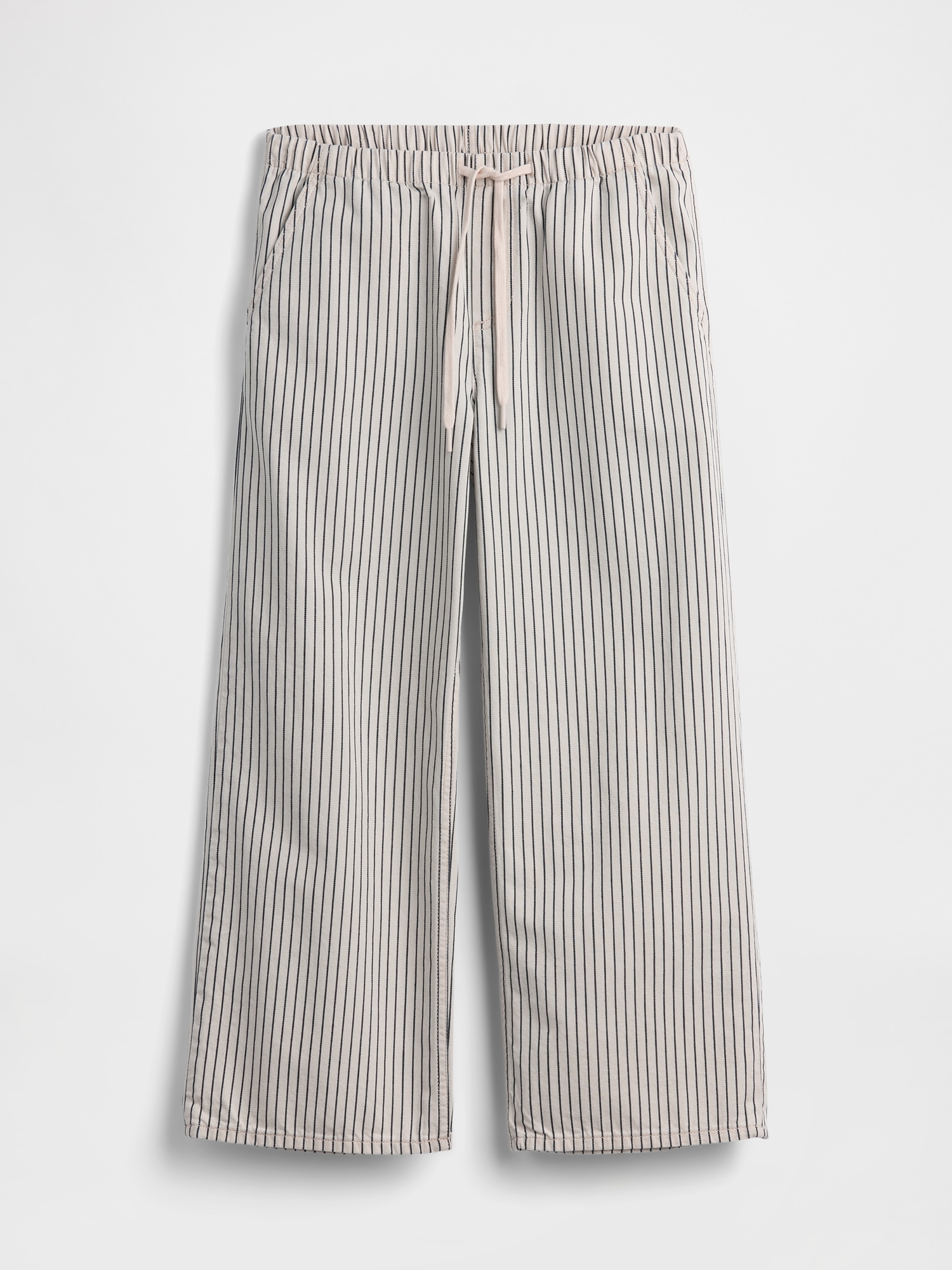 Low Rise '90s Loose Easy Crop Stripe Jeans