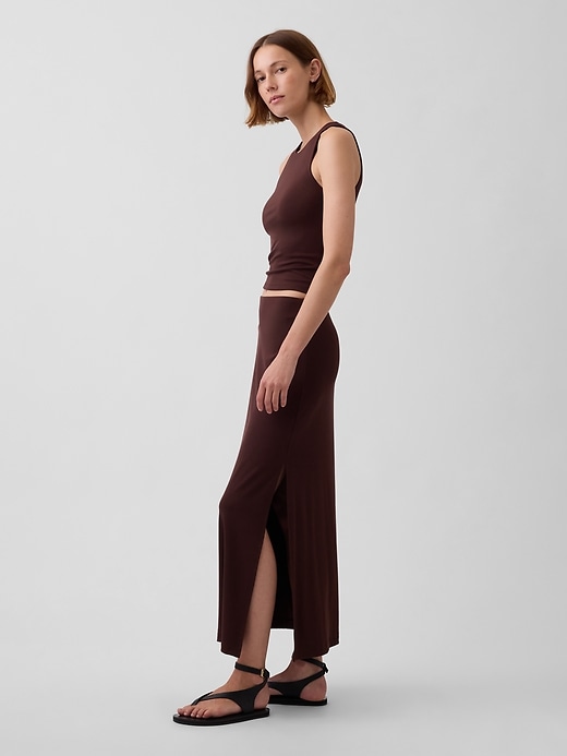 Image number 3 showing, Jersey Maxi Skirt