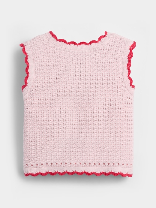 Image number 2 showing, Baby & Toddler Crochet Strawberry Sweater Tank