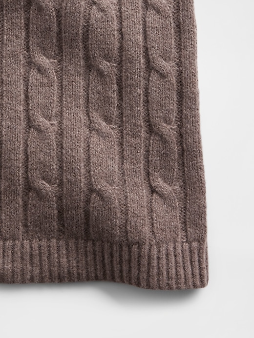 Image number 5 showing, CashSoft Cable-Knit Sweater Pants