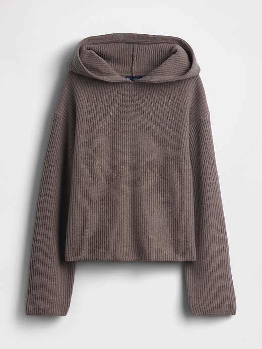 Image number 6 showing, CashSoft Oversized Shaker-Stitch Hoodie
