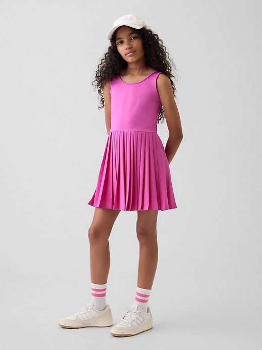 Image number 1 showing, Kids Pleated Tennis Dress