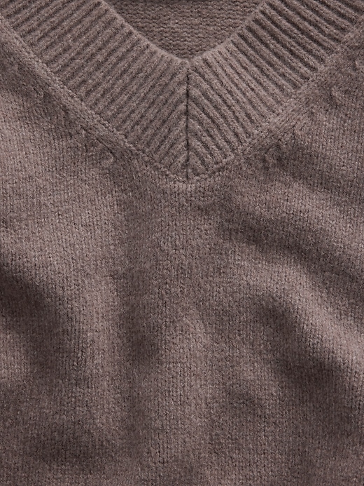 Image number 4 showing, CashSoft Oversized V-Neck Tunic Sweater