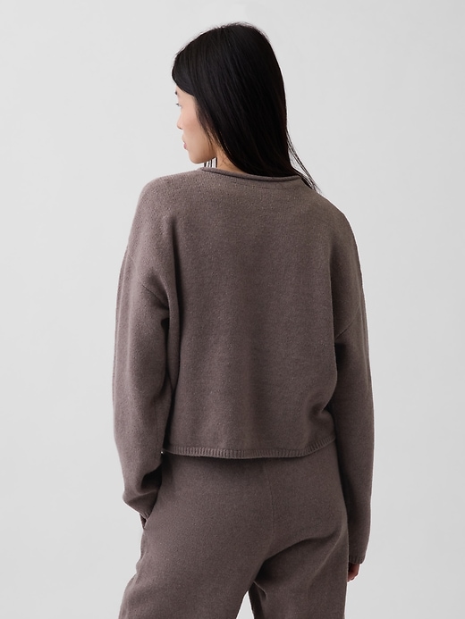 Image number 3 showing, CashSoft Oversized Rollneck Sweater