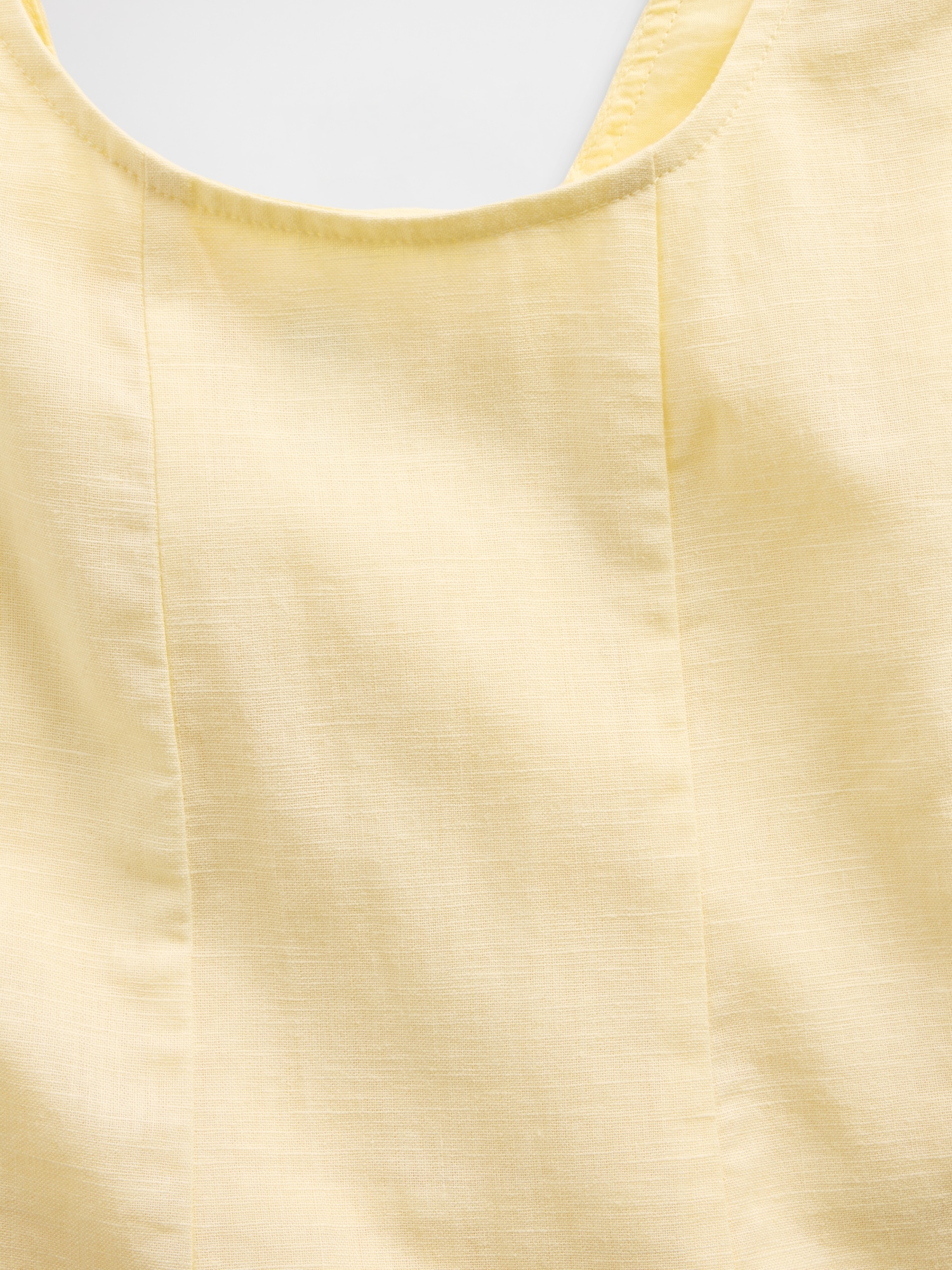 Kids Linen-Cotton Scoop Neck Dress