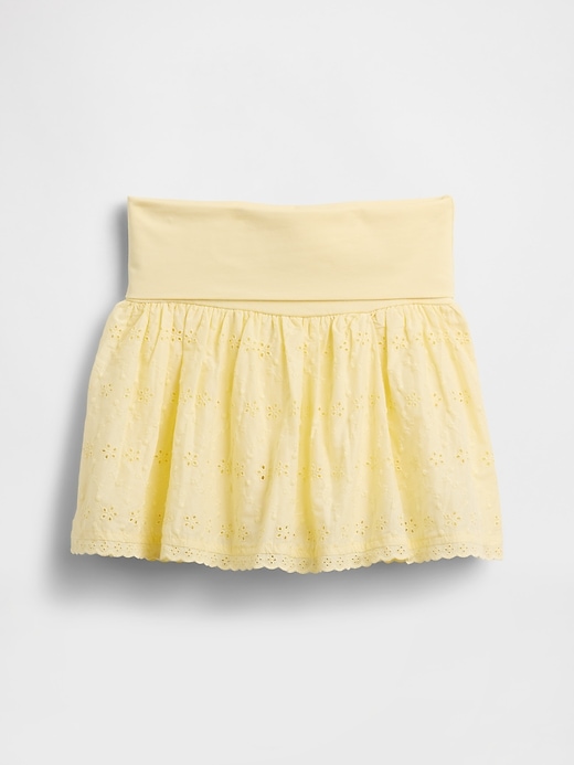 Image number 2 showing, Kids Eyelet Foldover Skort