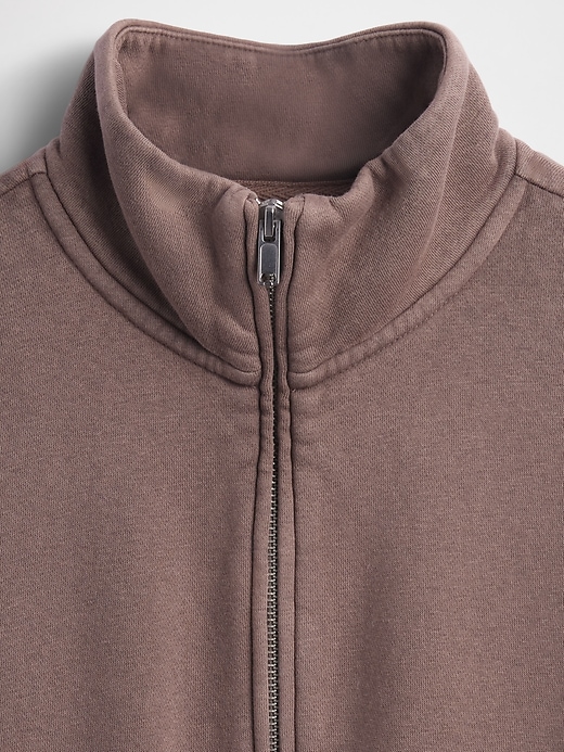 Image number 4 showing, VintageSoft Oversized Half-Zip Wedge Pullover