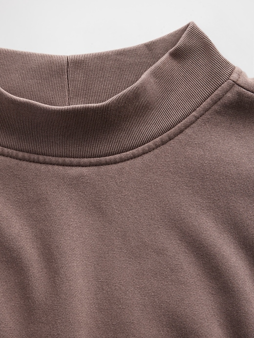 Image number 4 showing, VintageSoft Oversized Mockneck Tunic Sweatshirt