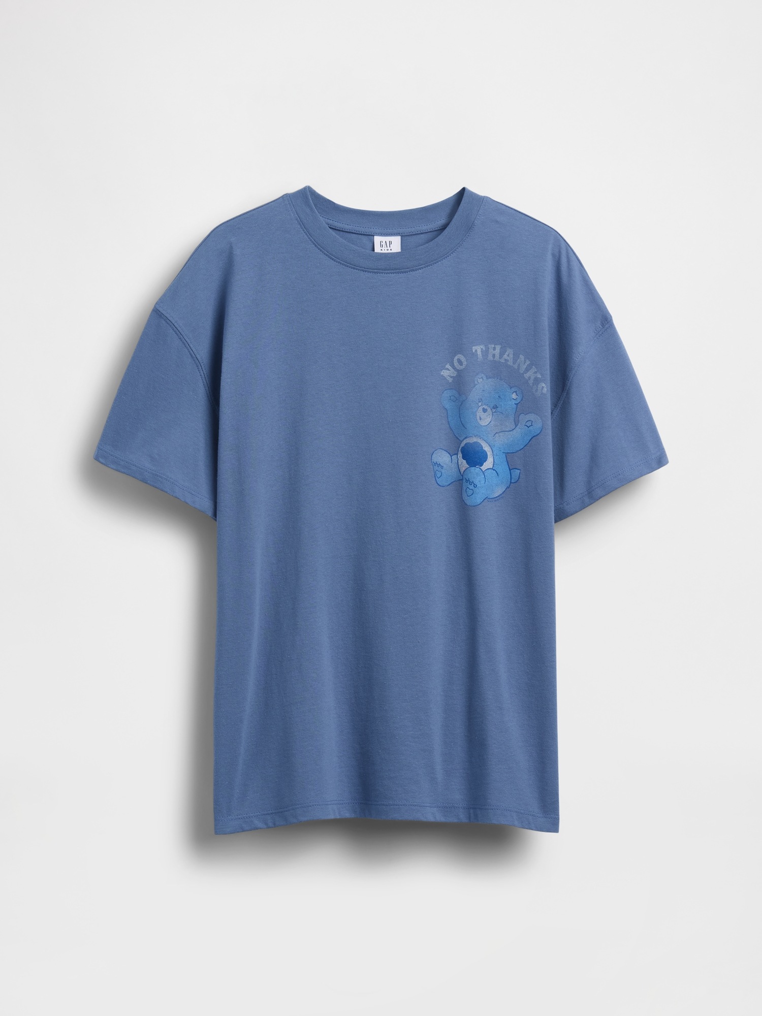 Детская футболка Gap Care Bears Oversized T-Shirt, цвет: Синий, вариант 1 — фото 2
