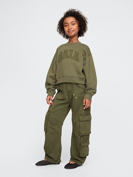 Image number 2 showing, Gap × Cult Gaia Kids Cargo Barrel Pants