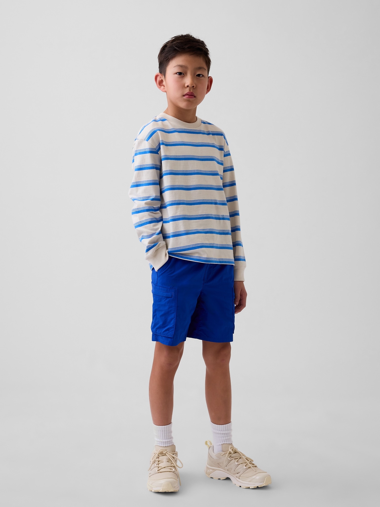 Kids Relaxed Quick-Dry Cargo Shorts