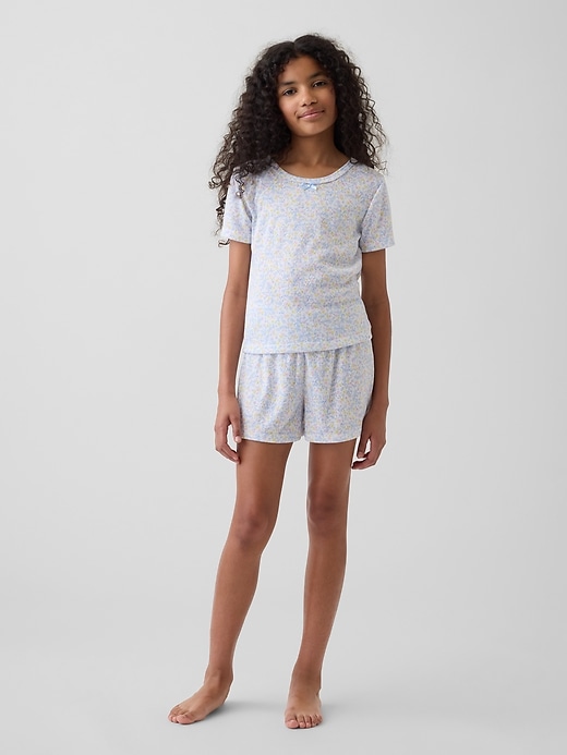 Image number 1 showing, Kids Recycled Pointelle PJ T-Shirt