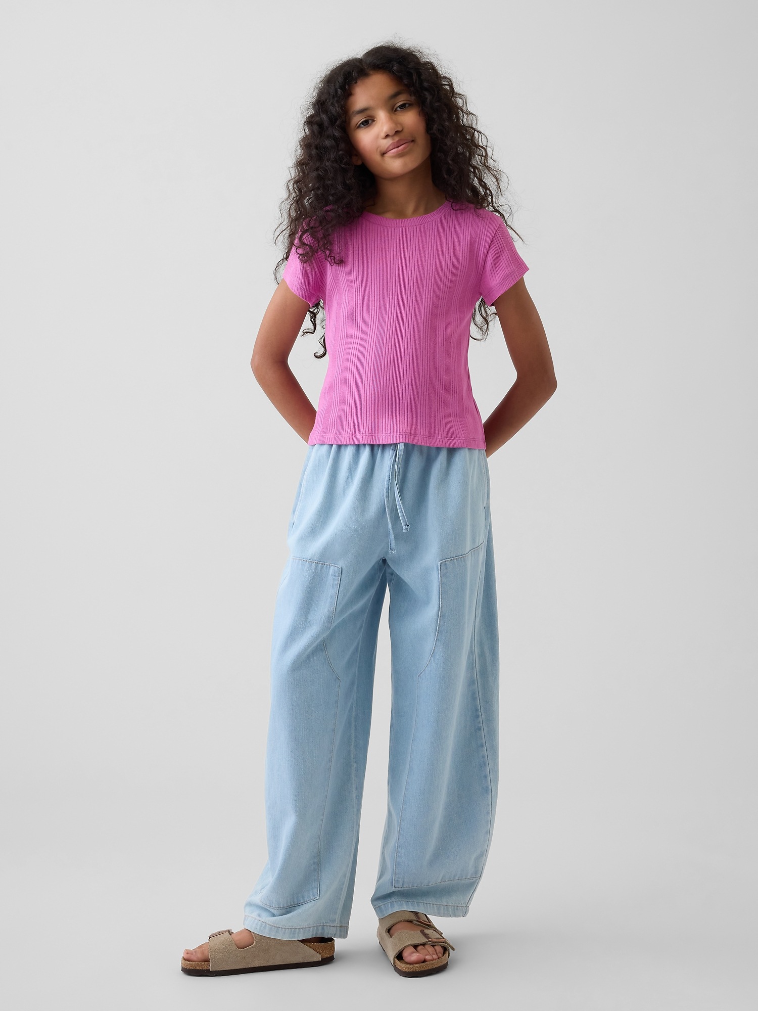 Детские джинсы Gap Kids High Rise Relaxed Easy Jeans