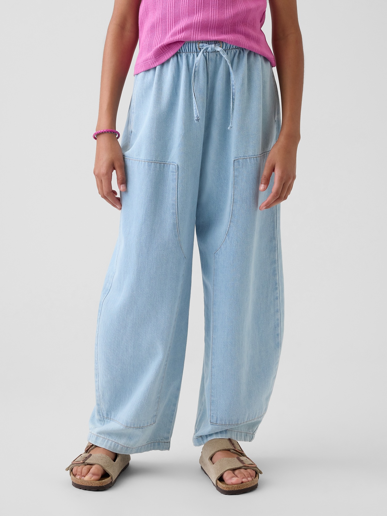 Детские джинсы Gap Kids High Rise Relaxed Easy Jeans — фото 3