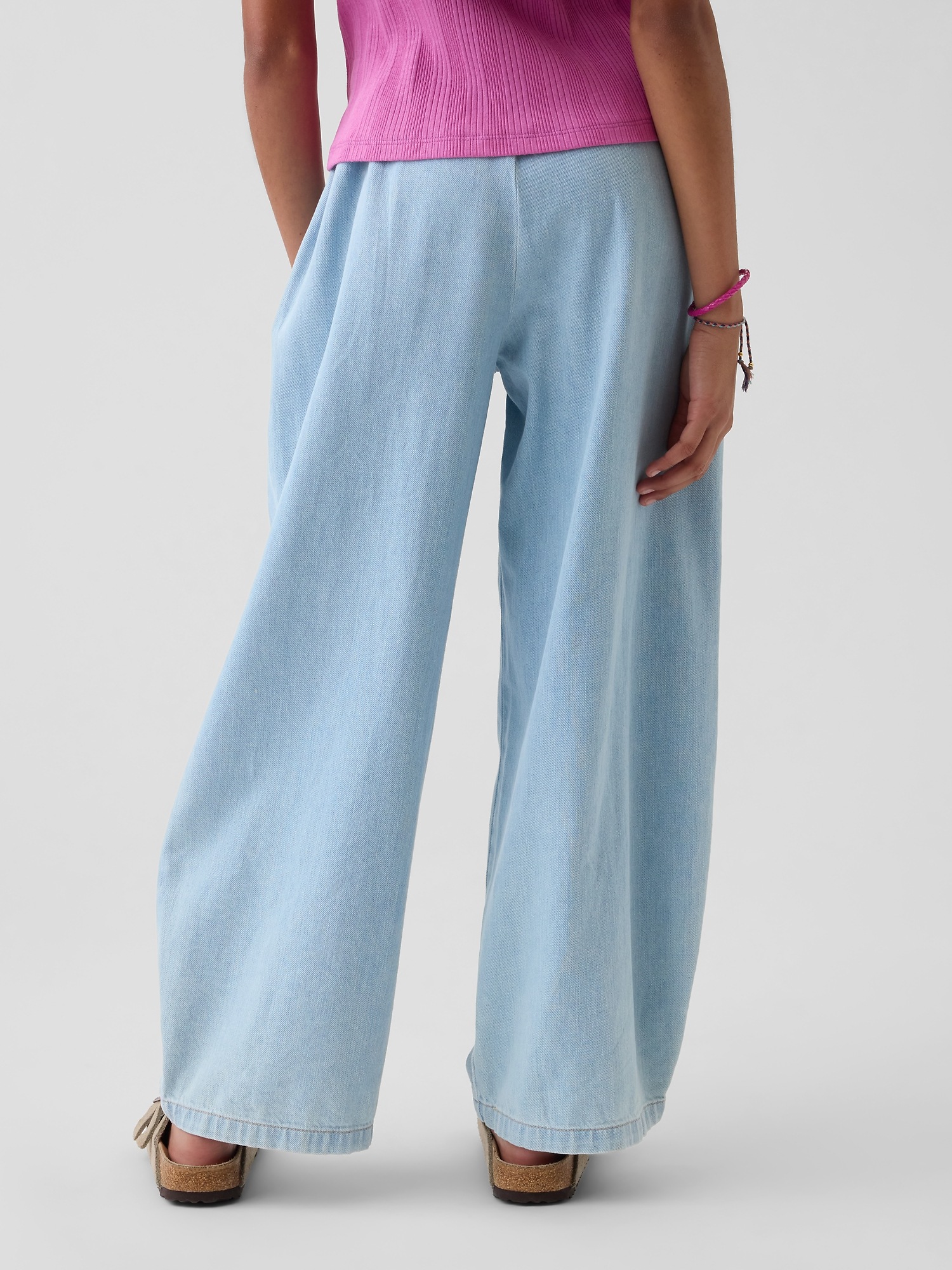 Детские джинсы Gap Kids High Rise Relaxed Easy Jeans — фото 4