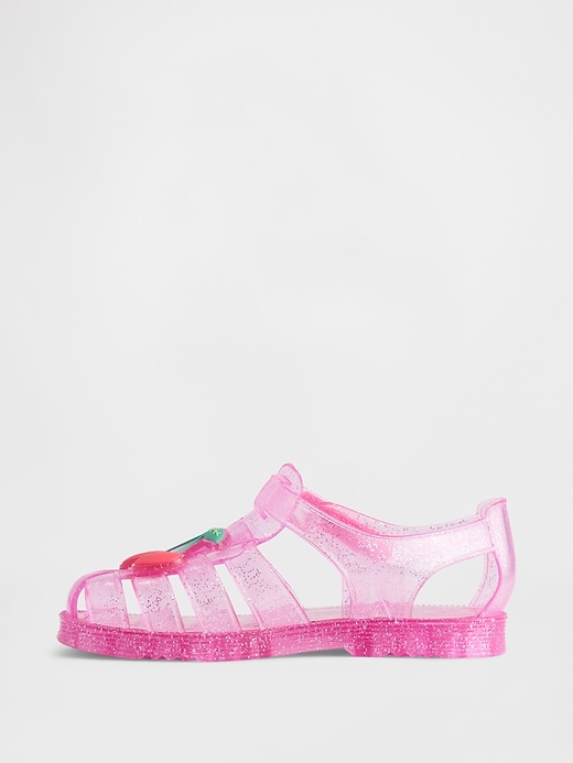 Image number 4 showing, Toddler Graphic Fisherman Jelly Sandals