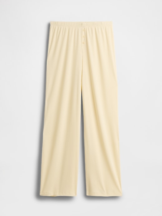 Image number 6 showing, Mini Rib Wide-Leg PJ Pants