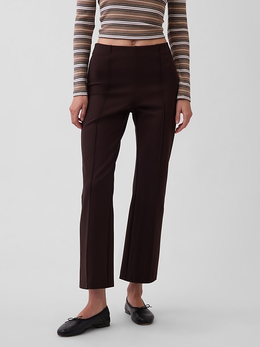 Image number 2 showing, High Rise Double Knit Crop Kick Pants