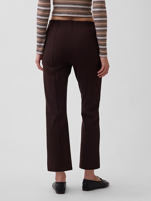 Image number 4 showing, High Rise Double Knit Crop Kick Pants