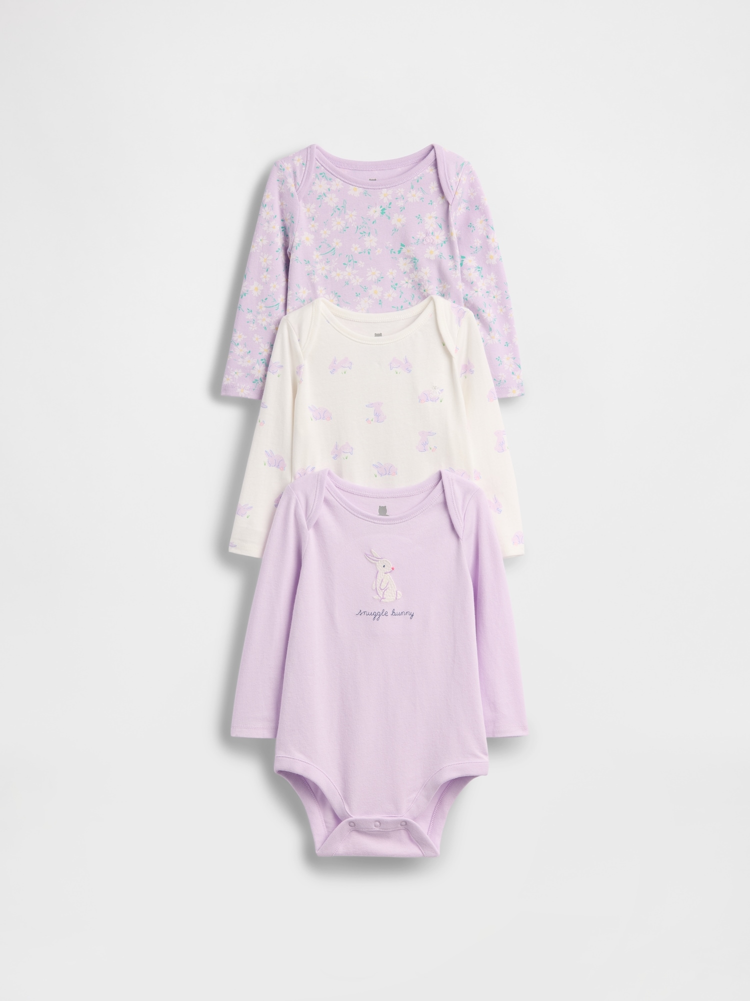 Baby First Favorites Organic Cotton Bodysuit (3-Pack)