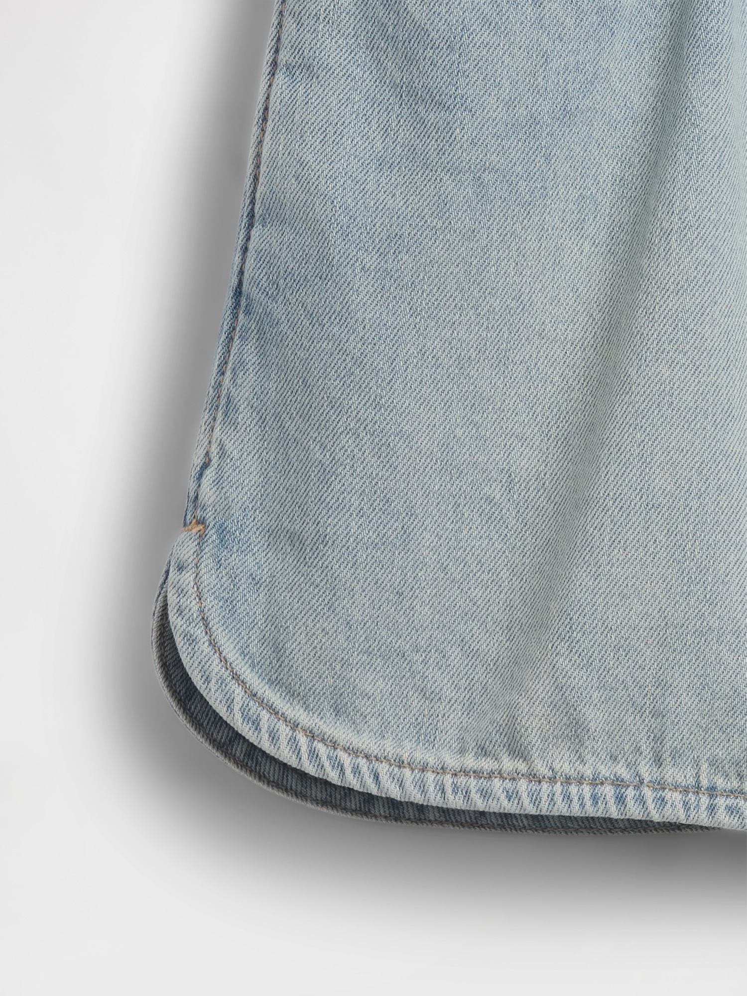 Детские шорты Gap Kids High Rise Denim Easy Shorts — фото 6