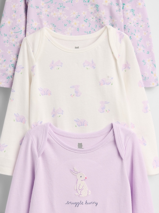Image number 3 showing, Baby First Favorites Organic Cotton Bodysuit (3-Pack)