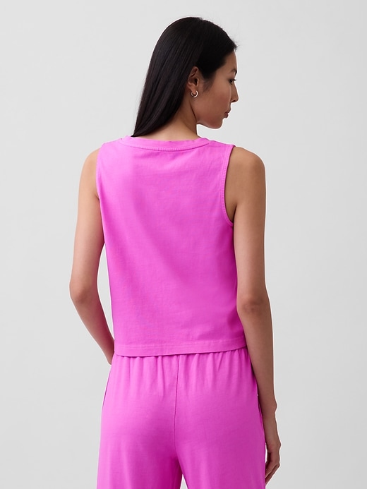 Image number 3 showing, Knit Crop Tank Top