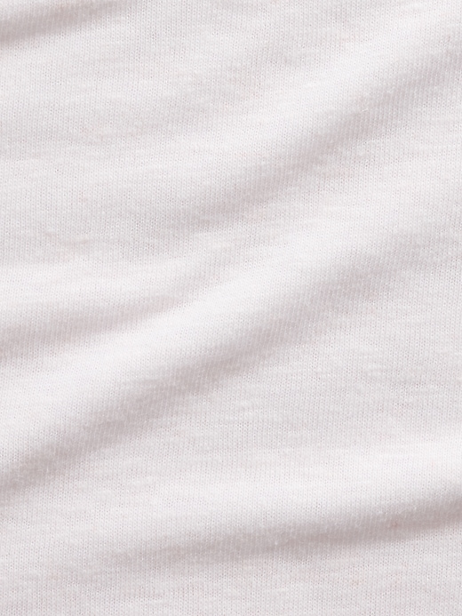 Image number 4 showing, Linen-Blend Relaxed T-Shirt