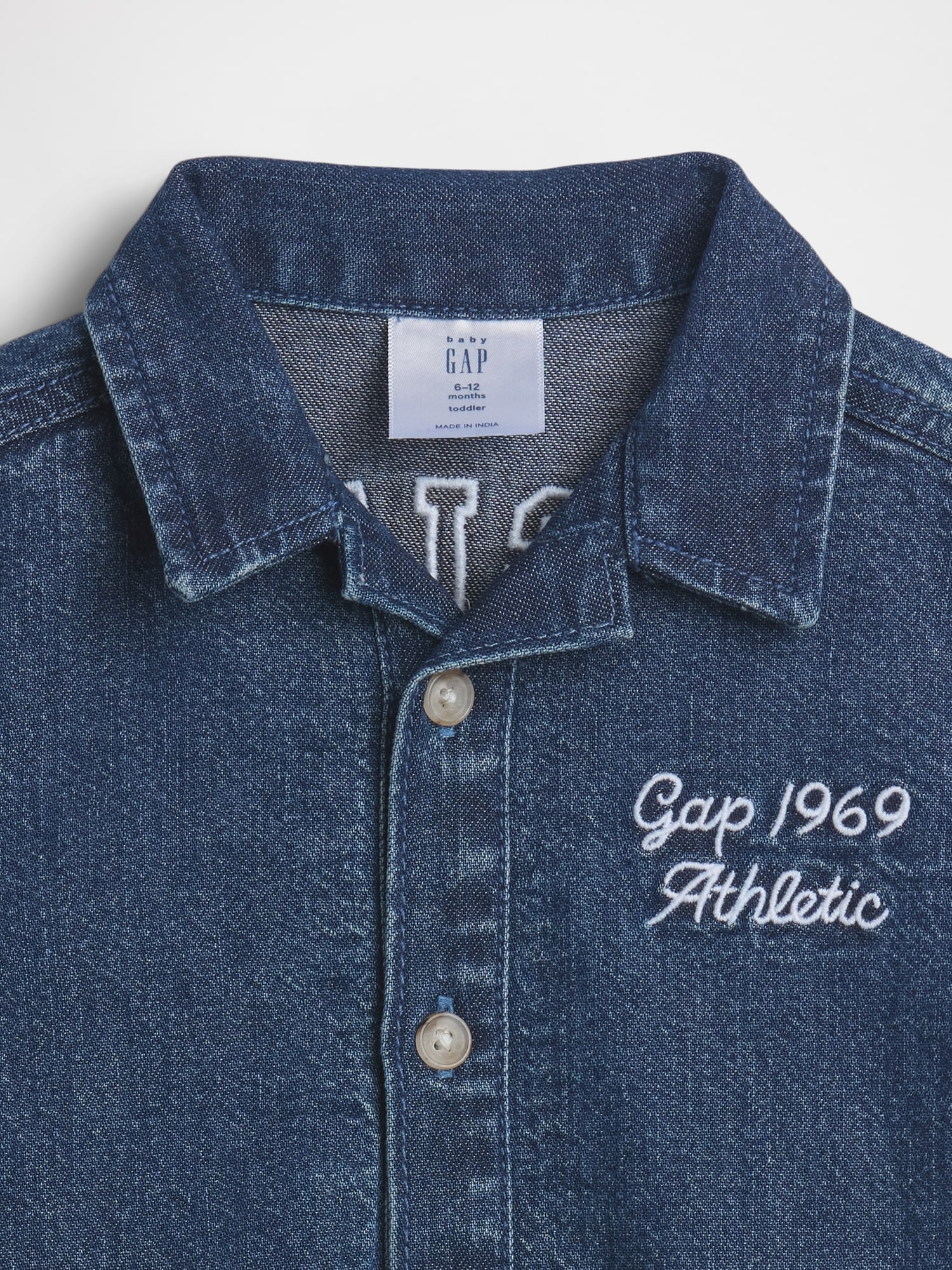 Baby Denim Gap Logo Shorty One-Piece