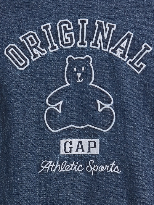 Image number 4 showing, Baby Denim Gap Logo Shorty One-Piece