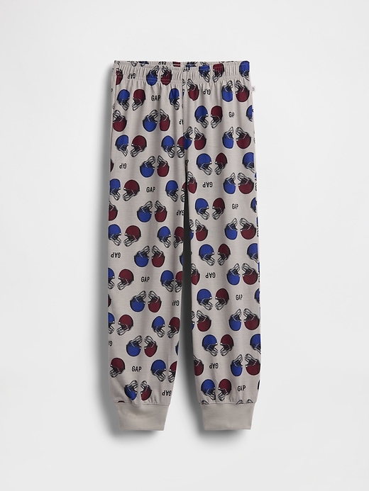 Image number 1 showing, Kids Recycled Football Logo PJ Joggers