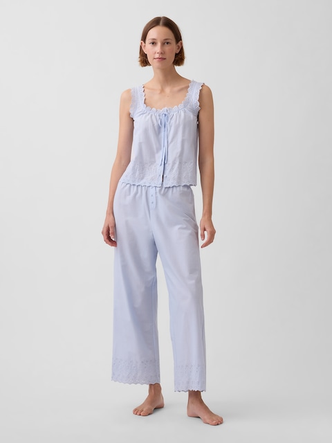 Embroidered PJ Pants