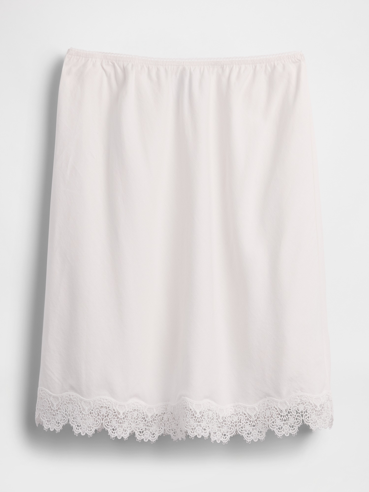 Женские юбки Gap Linen-Blend Lace-Trim Skirt — фото 5