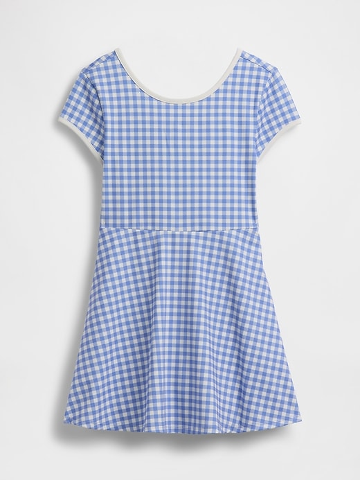 Image number 2 showing, Kids Cap-Sleeve Athletic Dress
