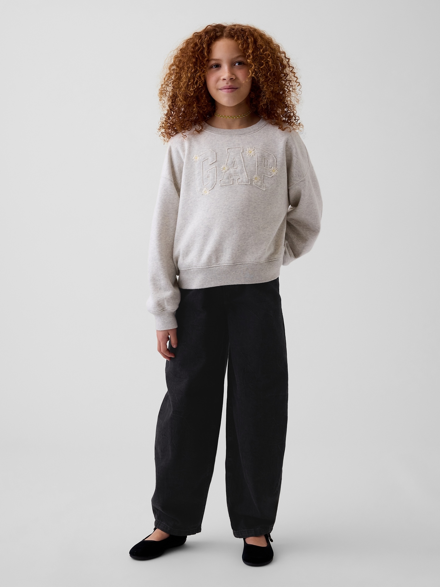 Kids Baggy Taper Jeans