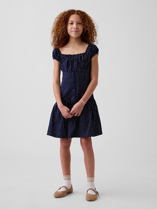 Image number 1 showing, Kids Polka Dot Drop-Waist Dress