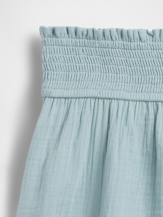 Image number 5 showing, Kids Cotton Gauze Butterfly-Hem Shorts