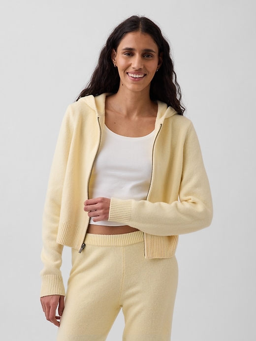 Image number 1 showing, CashSoft Sweater Zip Hoodie