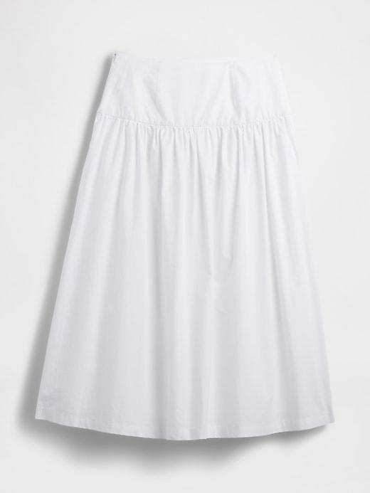 Image number 5 showing, Poplin Drop-Waist Maxi Skirt